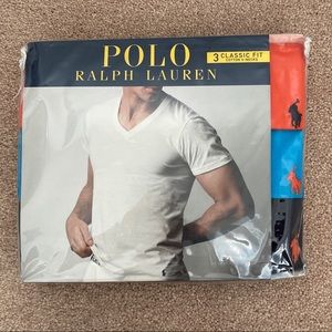 Polo Ralph Lauren 3 Classic Fit Cotton V-Necks